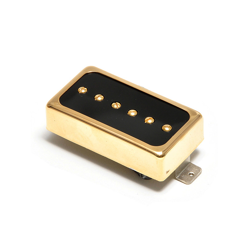 [P9NGB] DUESENBERG® MICRO P-90 FORMAT HUMBUCKER DOMINO MANCHE CAPOT OUVERT DORÉ